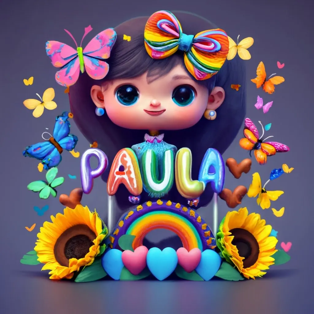 Ideogram AI nombre personalizado paula