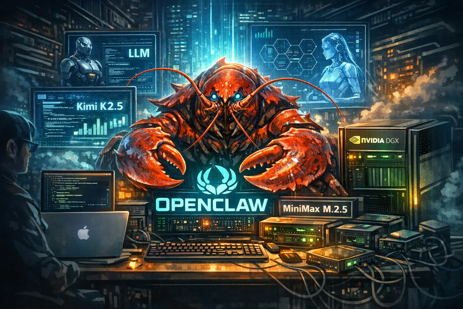 OpenClaw framework de agentes locales con modelos open-weight